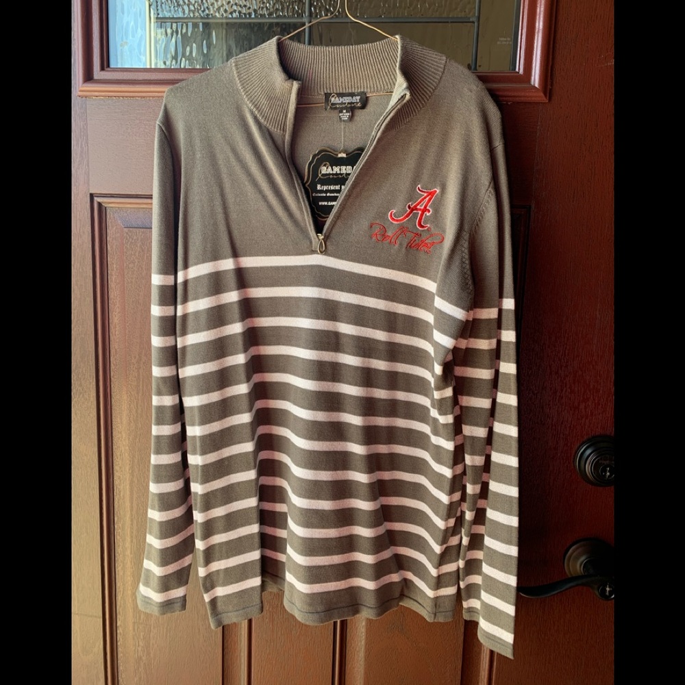 Game day Couture  Alabama pullover 3/4 zip